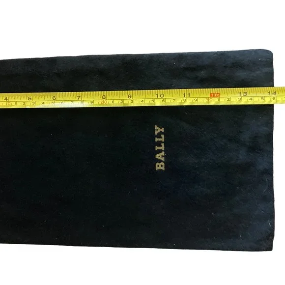 Bally Dust Bag 7.5 X 14.5 In. Black Dustbag Shoe Bag EUC Pre-owned - Picture 3 of 5